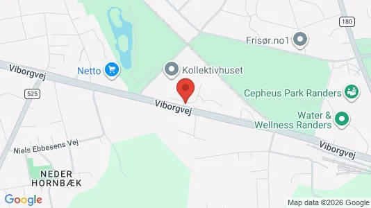 Apartments for rent i Randers NV - kort over placeringen