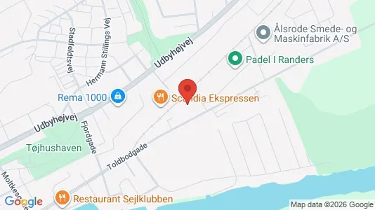 Apartments for rent i Randers NØ - kort over placeringen