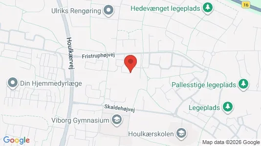 Apartments for rent i Viborg - kort over placeringen