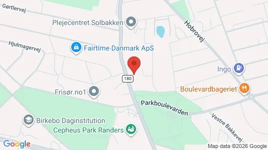 Apartments for rent i Randers NV - kort over placeringen