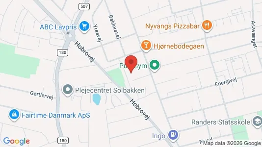 Apartments for rent i Randers NV - kort over placeringen