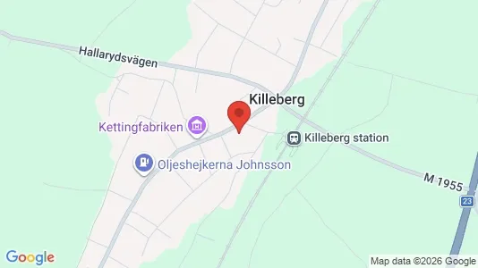 Apartments for rent i Osby - kort over placeringen