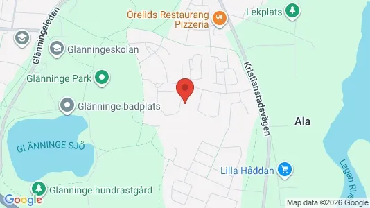 Apartments for rent i Laholm - kort over placeringen