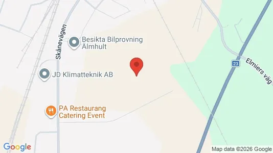 Apartments for rent i Älmhult - kort over placeringen