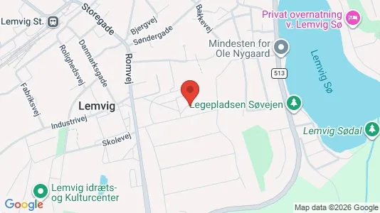 Apartments for rent i Lemvig - kort over placeringen