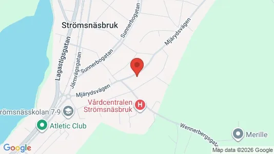 Apartments for rent i Markaryd - kort over placeringen