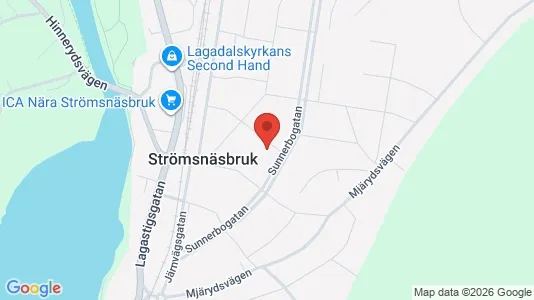 Apartments for rent i Markaryd - kort over placeringen