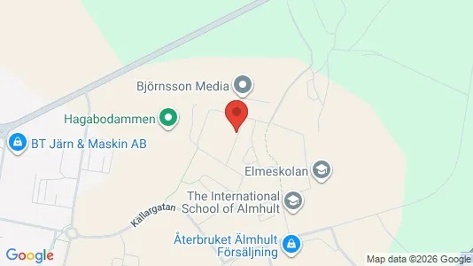 Apartments for rent i Älmhult - kort over placeringen