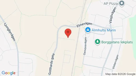 Apartments for rent i Älmhult - kort over placeringen
