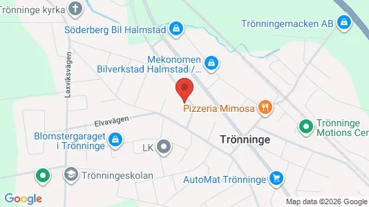 Apartments for rent i Halmstad - kort over placeringen