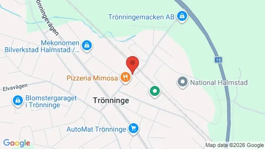 Apartments for rent i Halmstad - kort over placeringen