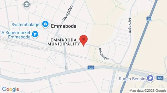 Apartments for rent i Emmaboda - kort over placeringen