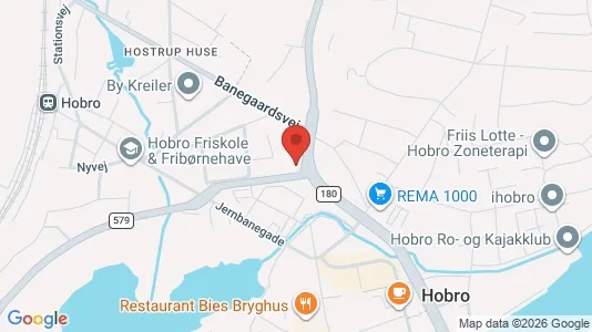 Apartments for rent i Hobro - kort over placeringen