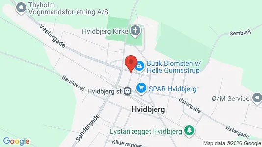 Apartments for rent i Thyholm - kort over placeringen