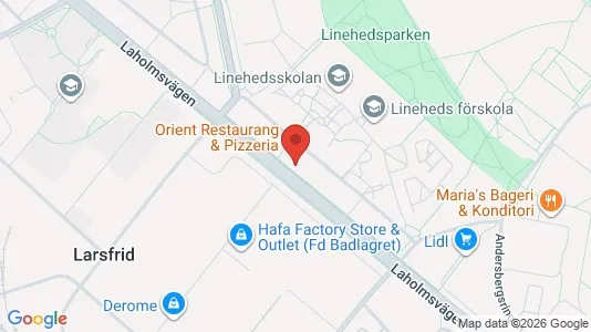 Apartments for rent i Halmstad - kort over placeringen