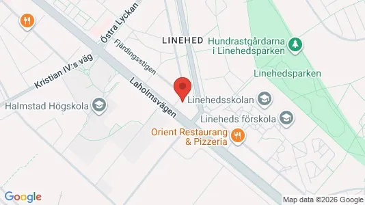 Apartments for rent i Halmstad - kort over placeringen