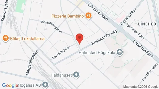 Apartments for rent i Halmstad - kort over placeringen