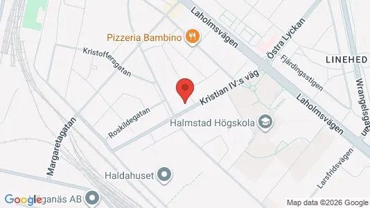 Apartments for rent i Halmstad - kort over placeringen