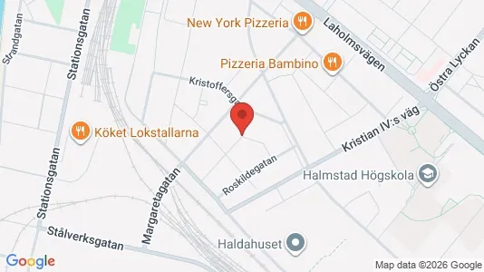 Apartments for rent i Halmstad - kort over placeringen