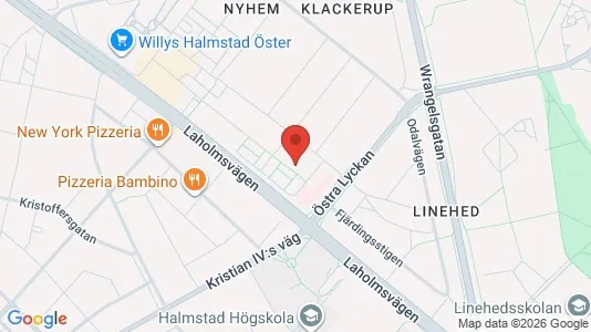 Apartments for rent i Halmstad - kort over placeringen