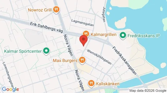 Apartments for rent i Kalmar - kort over placeringen