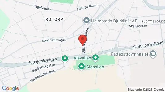 Apartments for rent i Halmstad - kort over placeringen