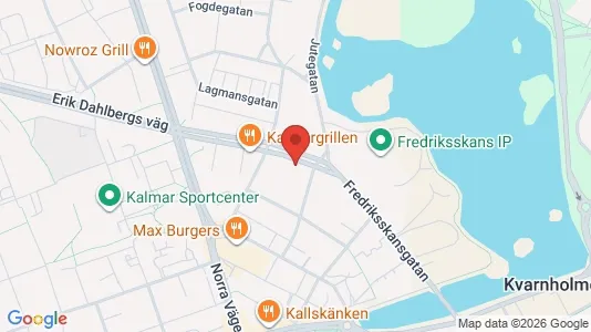Apartments for rent i Kalmar - kort over placeringen