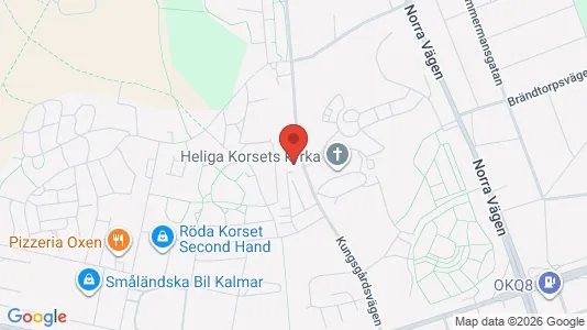 Apartments for rent i Kalmar - kort over placeringen