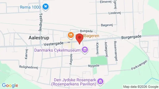 Apartments for rent i Aalestrup - kort over placeringen