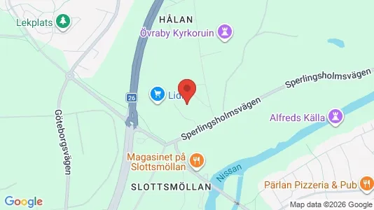 Apartments for rent i Halmstad - kort over placeringen