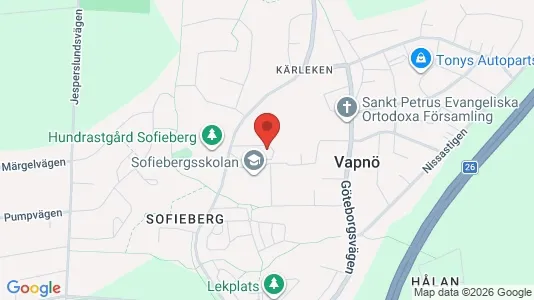 Apartments for rent i Halmstad - kort over placeringen