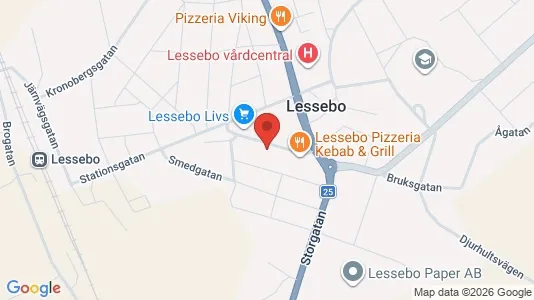 Apartments for rent i Lessebo - kort over placeringen