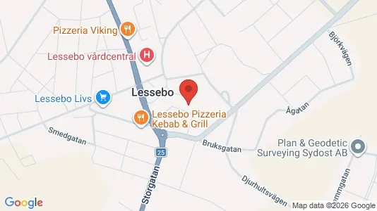 Apartments for rent i Lessebo - kort over placeringen