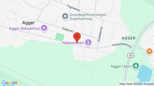 Apartments for rent i Vestervig - kort over placeringen