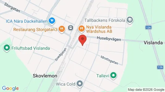 Apartments for rent i Alvesta - kort over placeringen