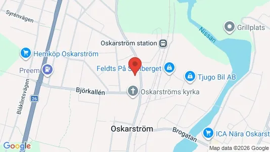 Apartments for rent i Halmstad - kort over placeringen