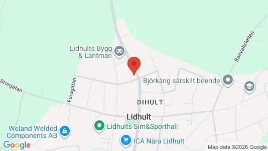 Apartments for rent i Ljungby - kort over placeringen