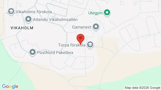 Apartments for rent i Växjö - kort over placeringen