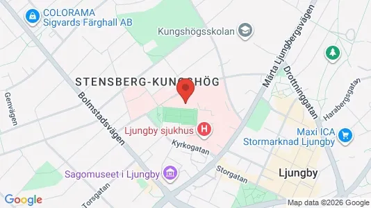 Apartments for rent i Ljungby - kort over placeringen