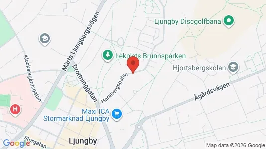 Apartments for rent i Ljungby - kort over placeringen