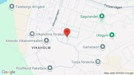 Apartments for rent i Växjö - kort over placeringen