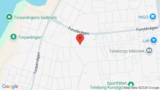 Apartments for rent i Växjö - kort over placeringen