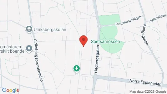Apartments for rent i Växjö - kort over placeringen