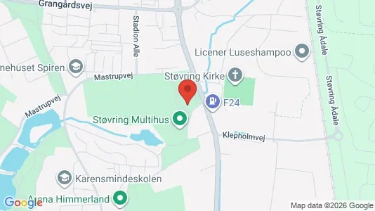 Apartments for rent i Støvring - kort over placeringen