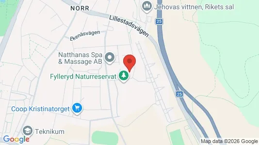 Apartments for rent i Växjö - kort over placeringen
