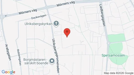 Apartments for rent i Växjö - kort over placeringen