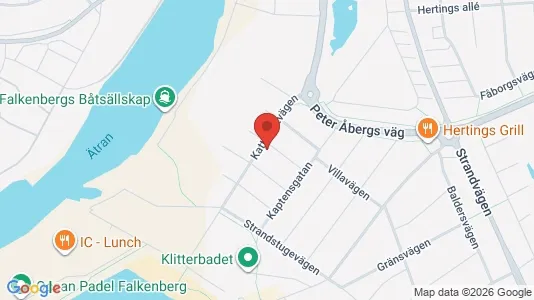 Apartments for rent i Falkenberg - kort over placeringen