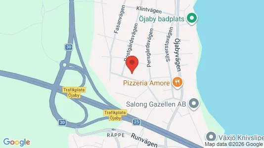 Apartments for rent i Växjö - kort over placeringen
