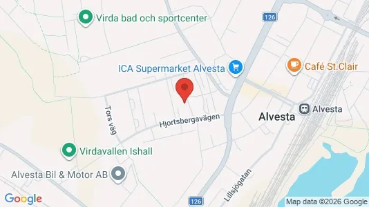 Apartments for rent i Alvesta - kort over placeringen
