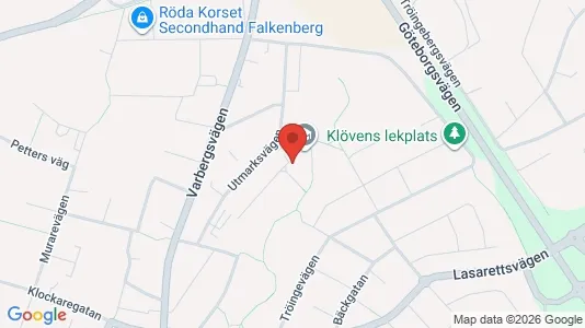 Apartments for rent i Falkenberg - kort over placeringen